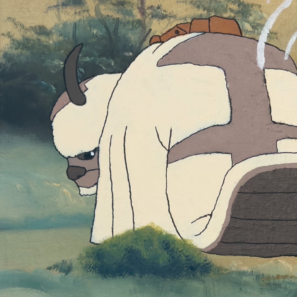 Print Digital - Avatar | Primeiros Momentos do Aang Descongelado