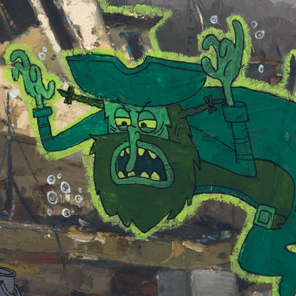 Print Digital - Bob Esponja | Em Território do Holandês Voador