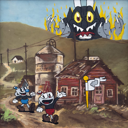 Print Digital - Cuphead | Xicrinho e Caneco Desbravando o Mapa
