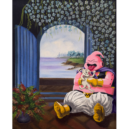 Print Digital - Dragon Ball Z | Majin Boo Tranquilo e Calmo