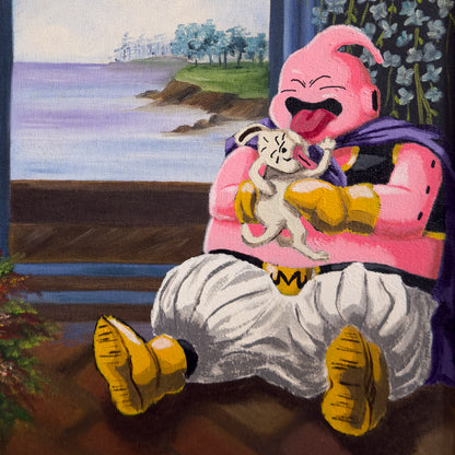 Print Digital - Dragon Ball Z | Majin Boo Tranquilo e Calmo