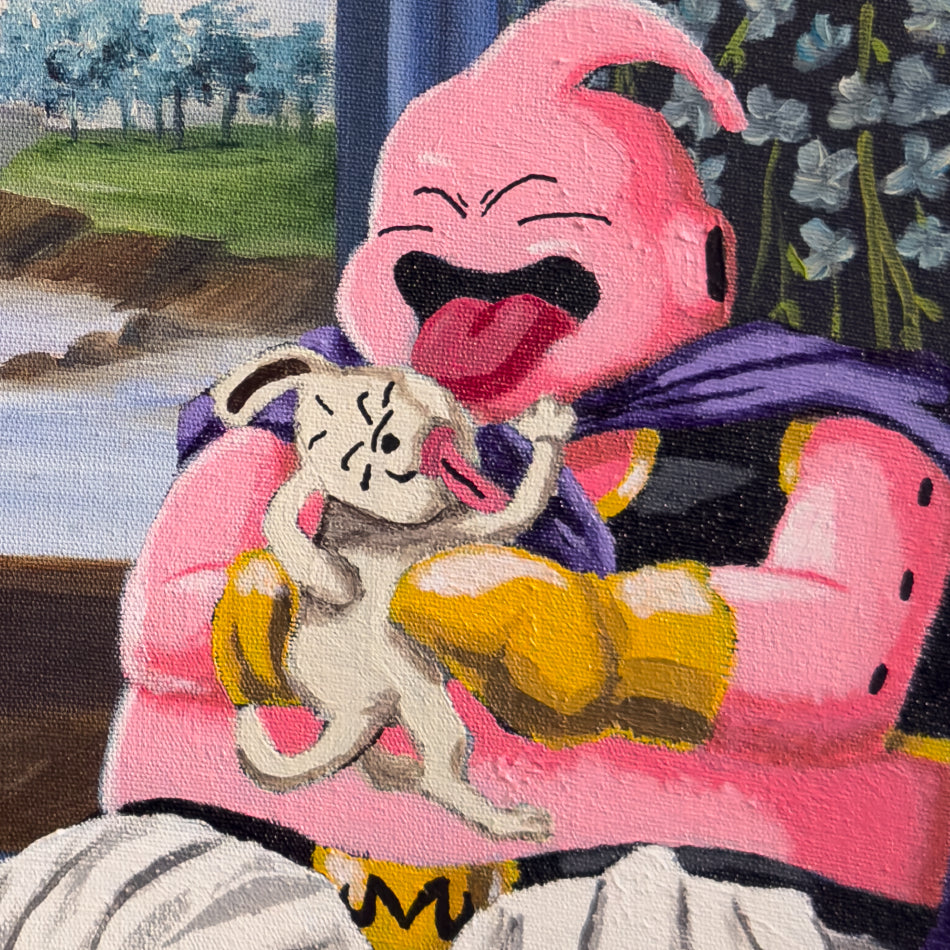 Print Digital - Dragon Ball Z | Majin Boo Tranquilo e Calmo