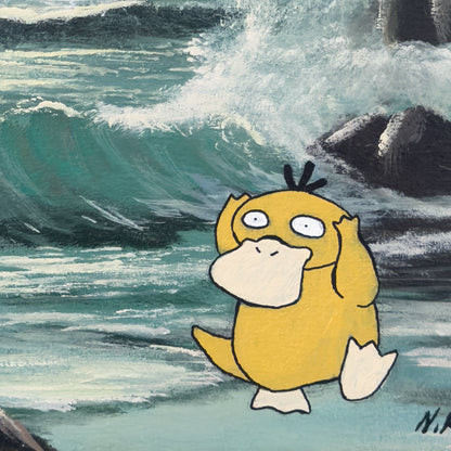 Print Digital - Pokémon | Batalha no Mar Tempestuoso