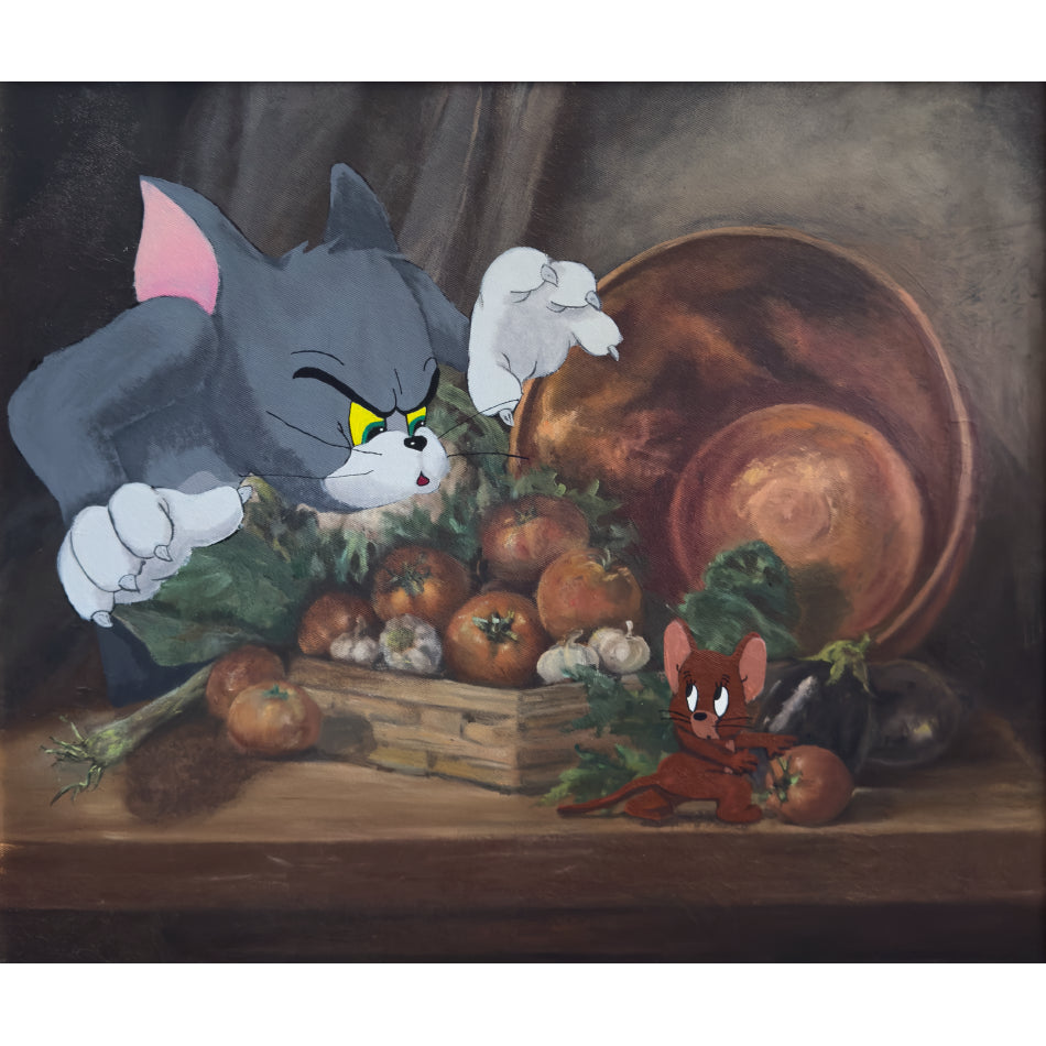Print Digital - Tom e Jerry | Jerry Pego no Flagra